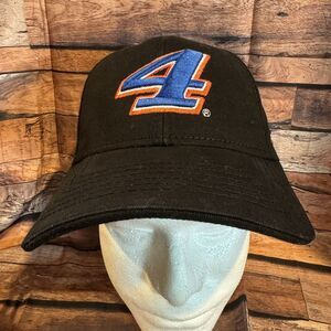 Kevin Harvick #4 NASCAR Adjustable Hat Cap Black Blue Orange Fan Gear Racing